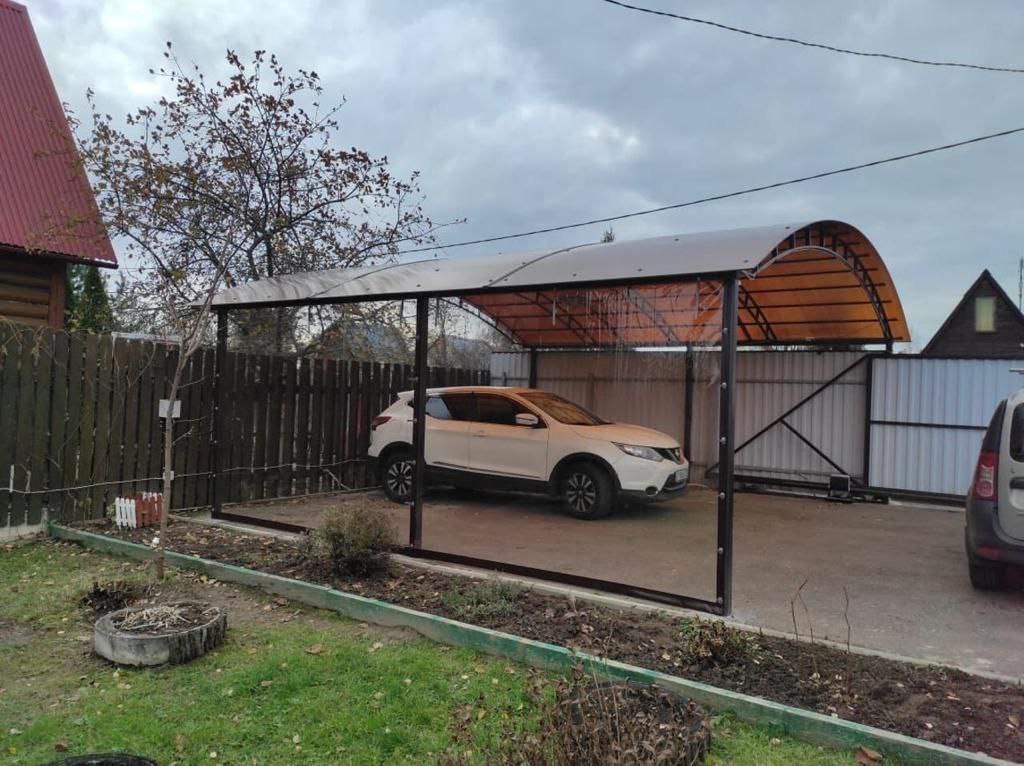 Прозрачные шторы ПВХ для навеса под автомобиль в Зеленограде